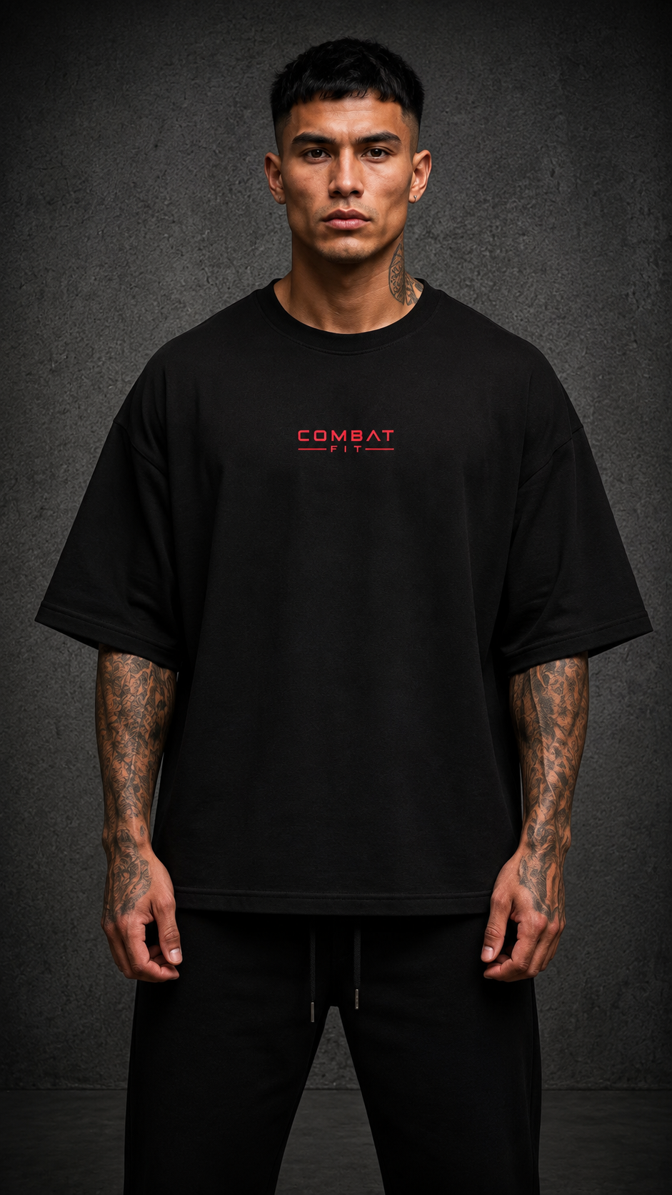 Combat Oversized Shirt - Crimson Edition