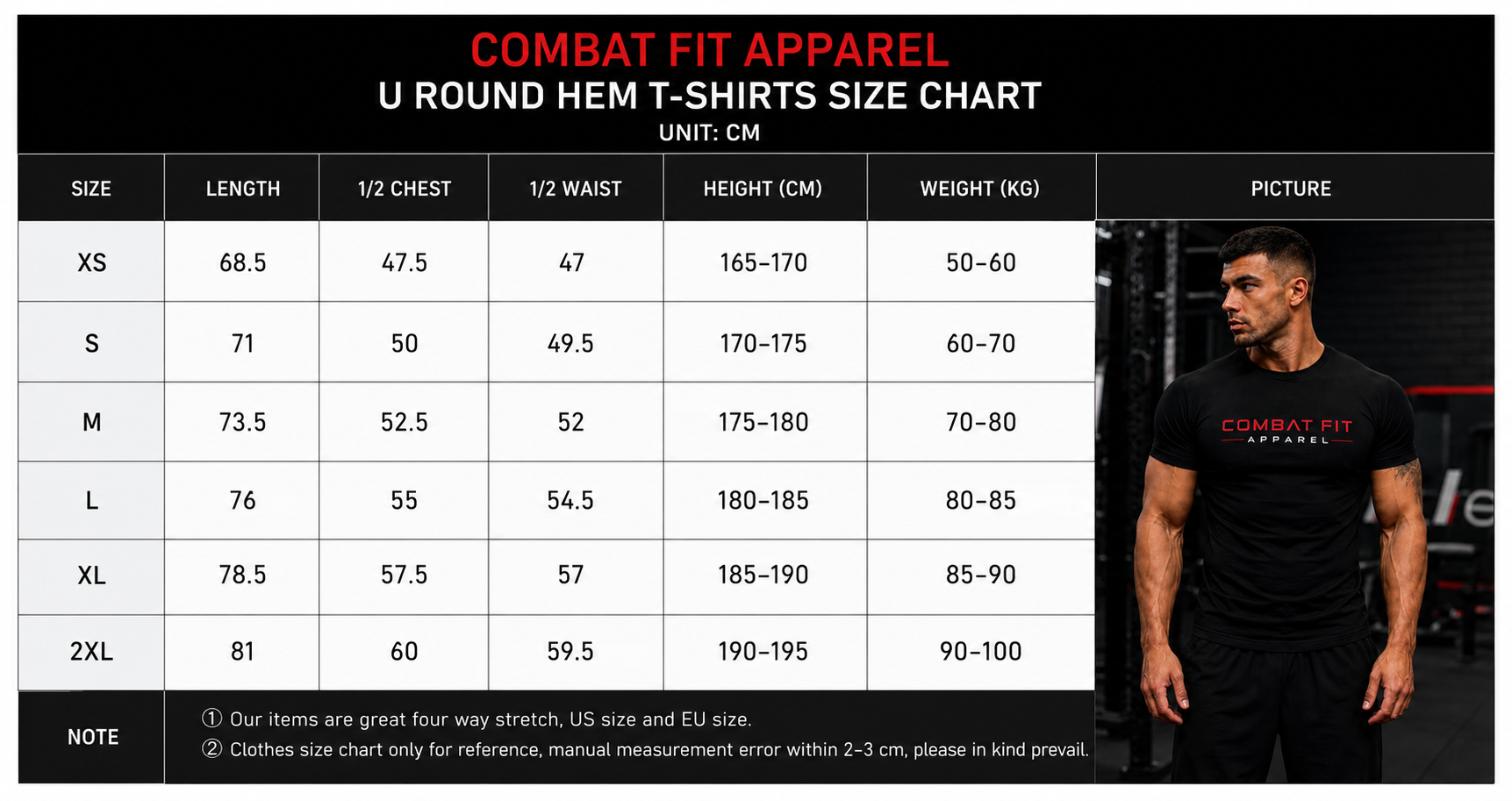 Combat Fit Muscle Tee