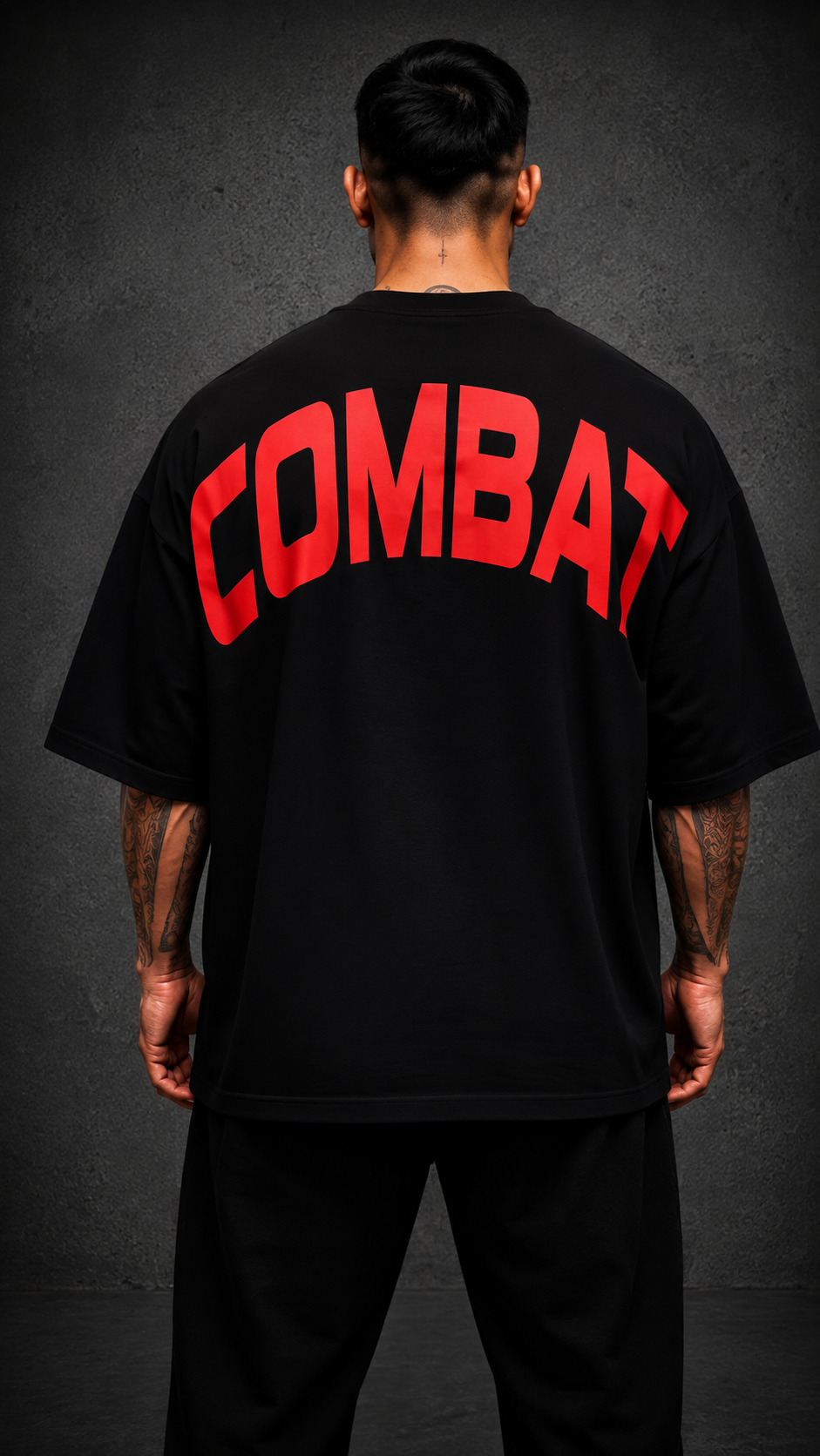 Combat Oversized Shirt - Crimson Edition
