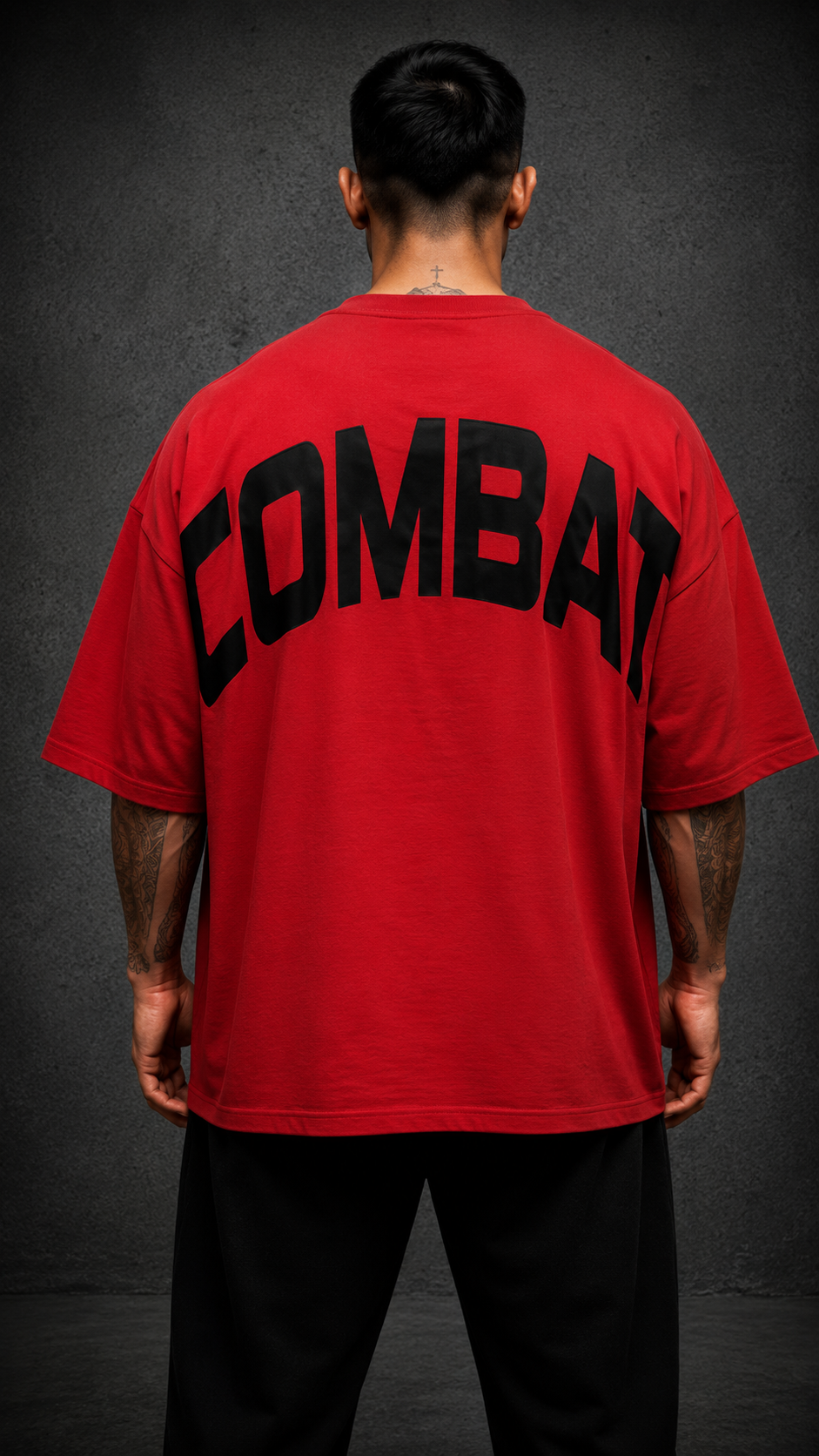 Combat Oversized Shirt - Crimson Edition