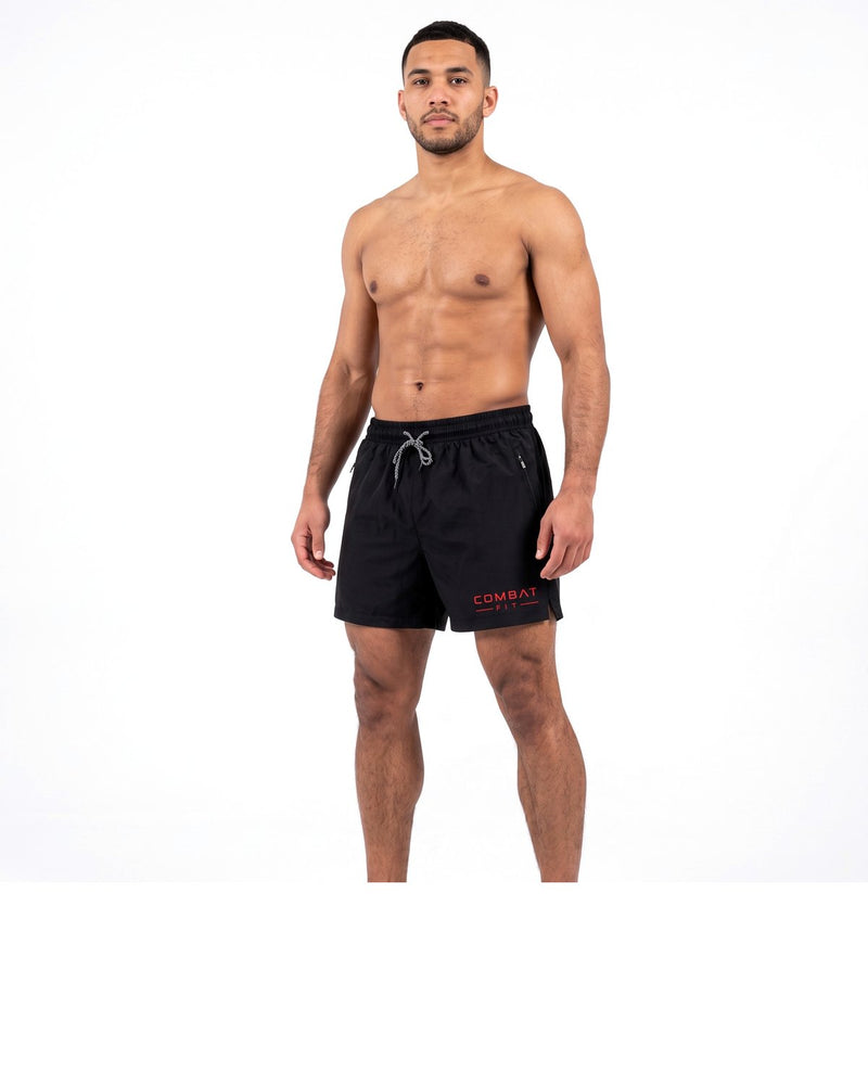 Training shorts worn in the gym